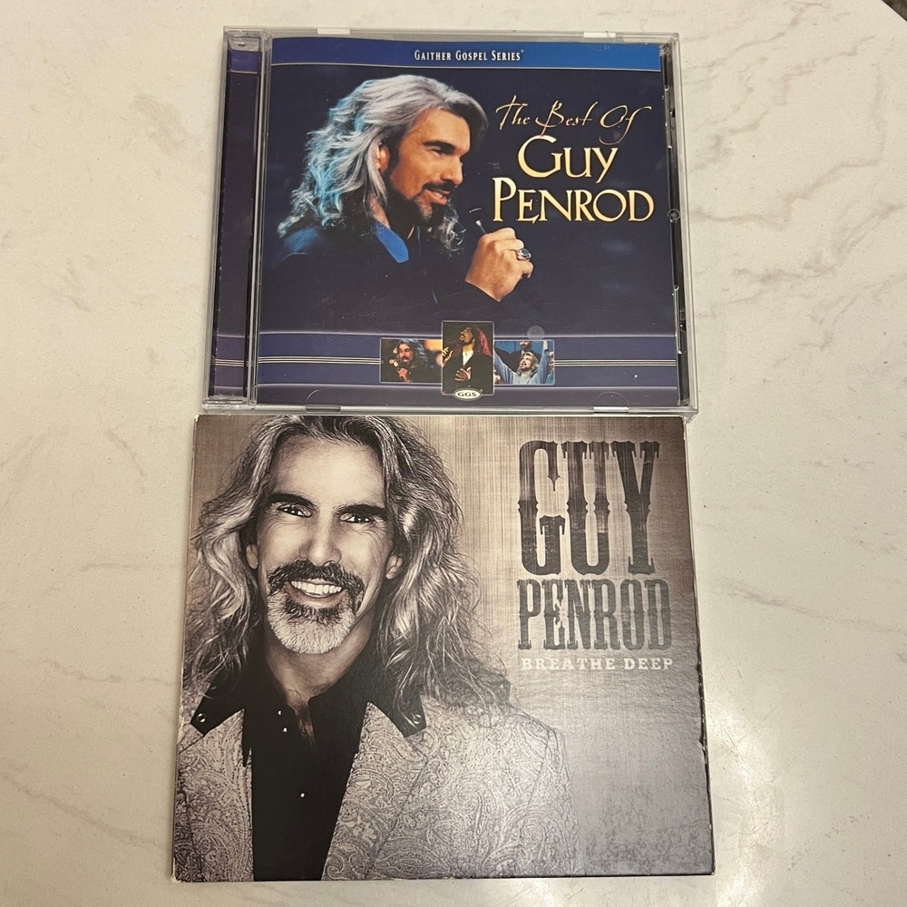 Guy Penrod CD Lot The Best‎ of Guy Penrod Gaither Gospel Breathe Deep Solo Album